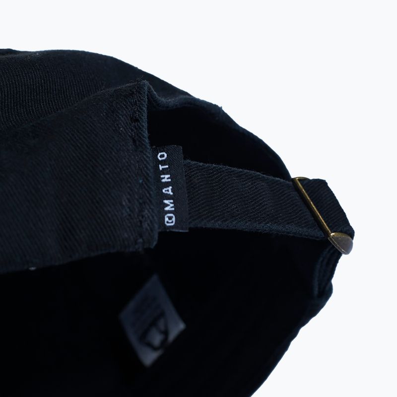 MANTO Label 23 Dad Cap schwarz 8