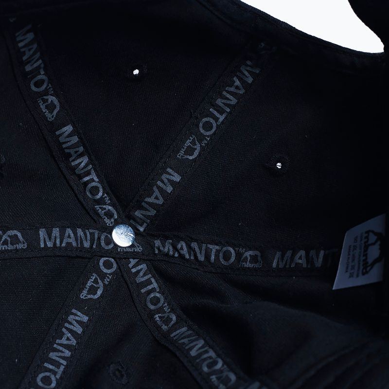 MANTO Label 23 Dad Cap schwarz 9