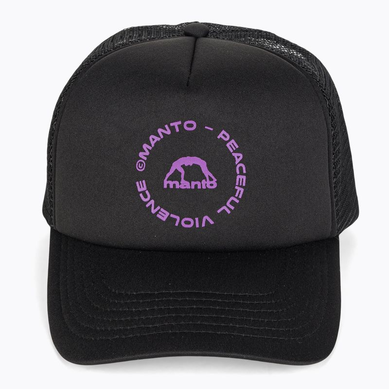 MANTO Mission schwarze Baseballkappe 3