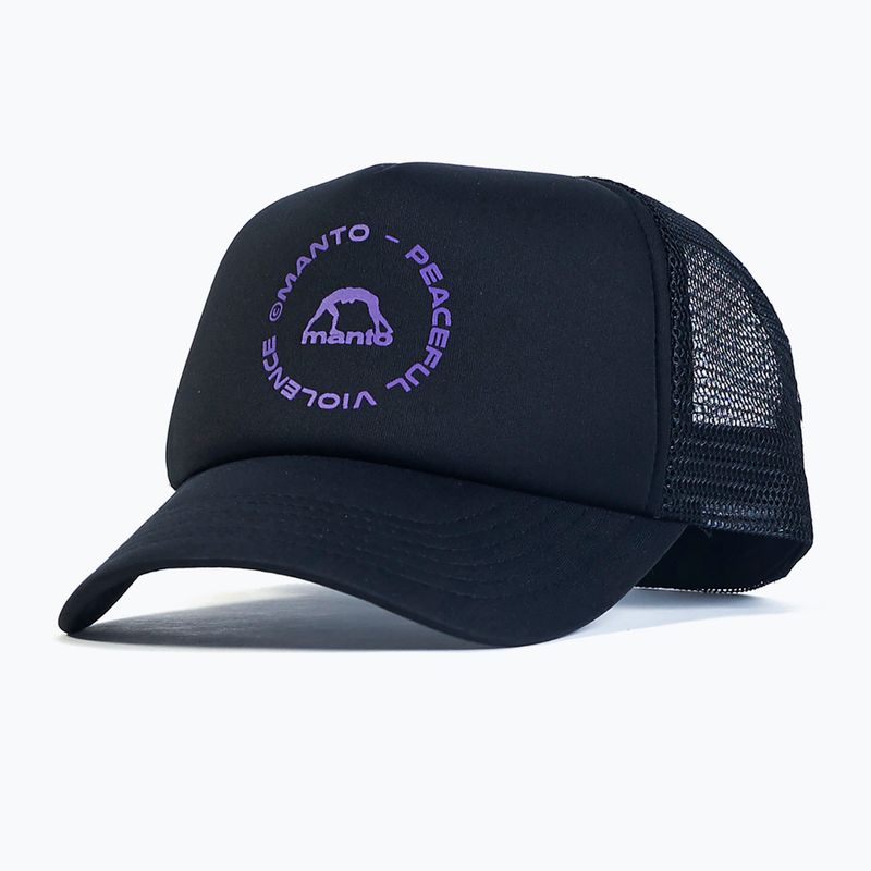 MANTO Mission schwarze Baseballkappe 5