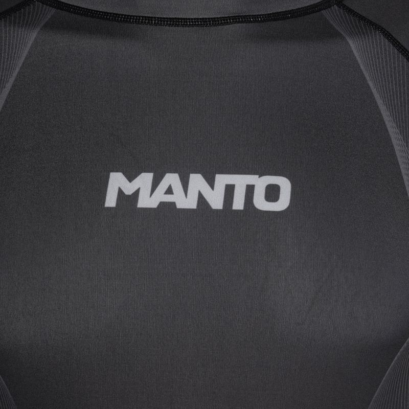 MANTO FLOW Herren Longsleeve Rashguard schwarz 3