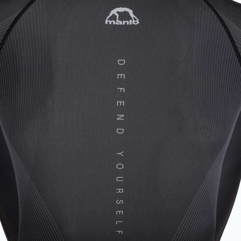 MANTO FLOW Herren Longsleeve Rashguard schwarz 4