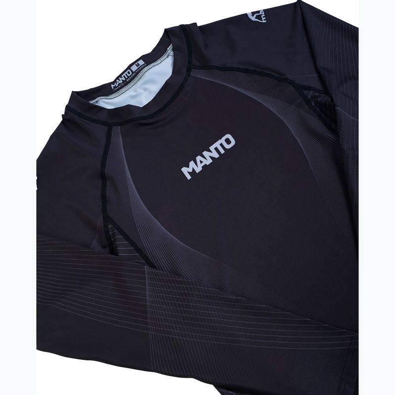 MANTO FLOW Herren Longsleeve Rashguard schwarz 6