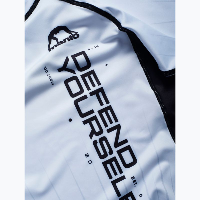 MANTO Herren Rashguard Ranked weiß 3