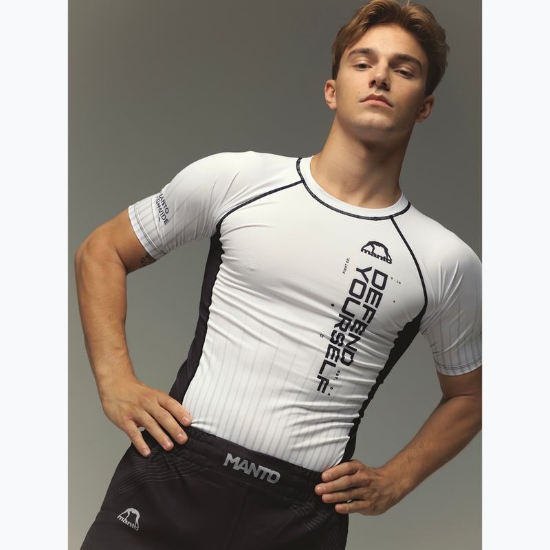MANTO Herren Rashguard Ranked weiß 7