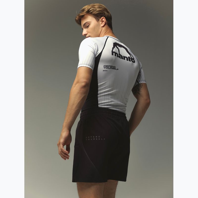 MANTO Herren Rashguard Ranked weiß 8