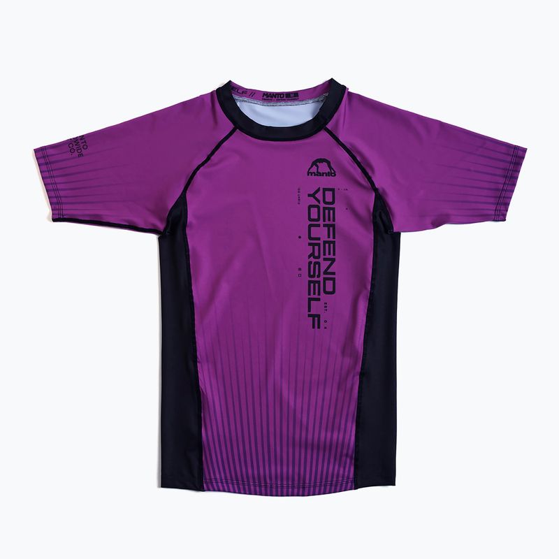 MANTO Herren Rashguard Rang lila