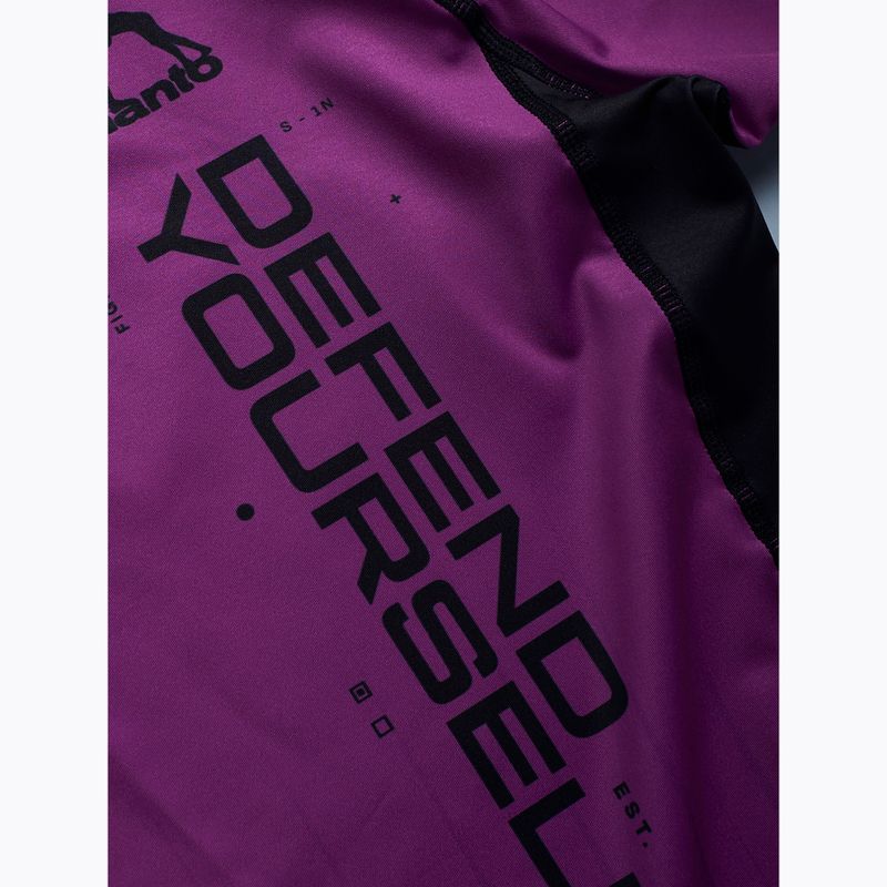 MANTO Herren Rashguard Rang lila