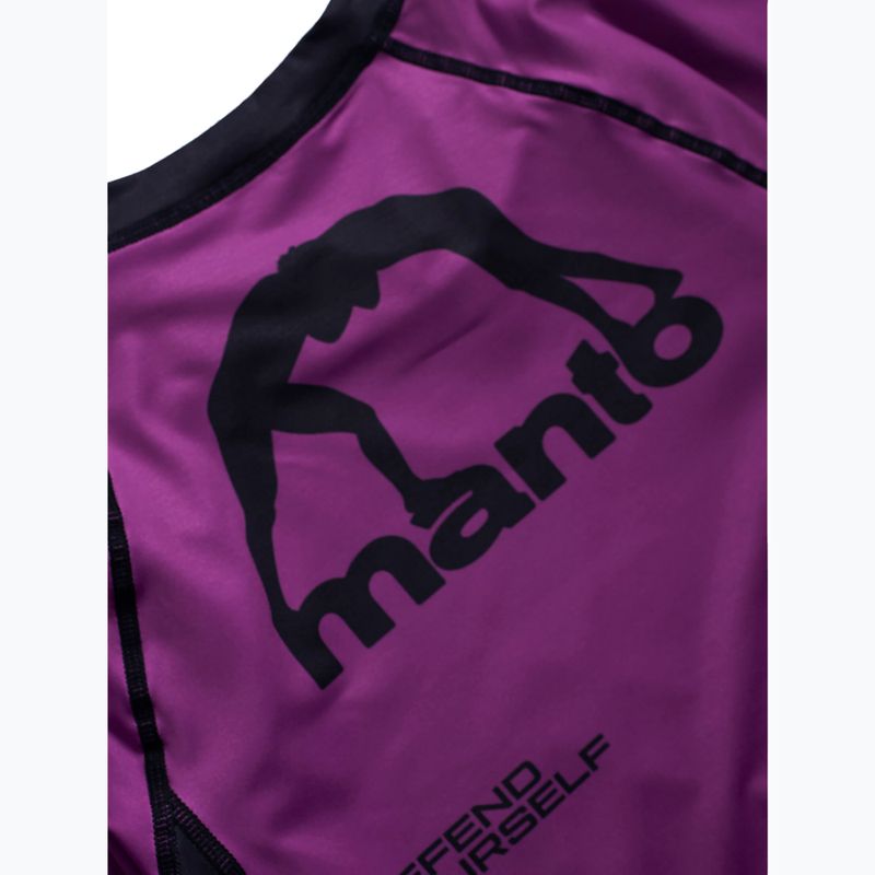 MANTO Herren Rashguard Rang lila