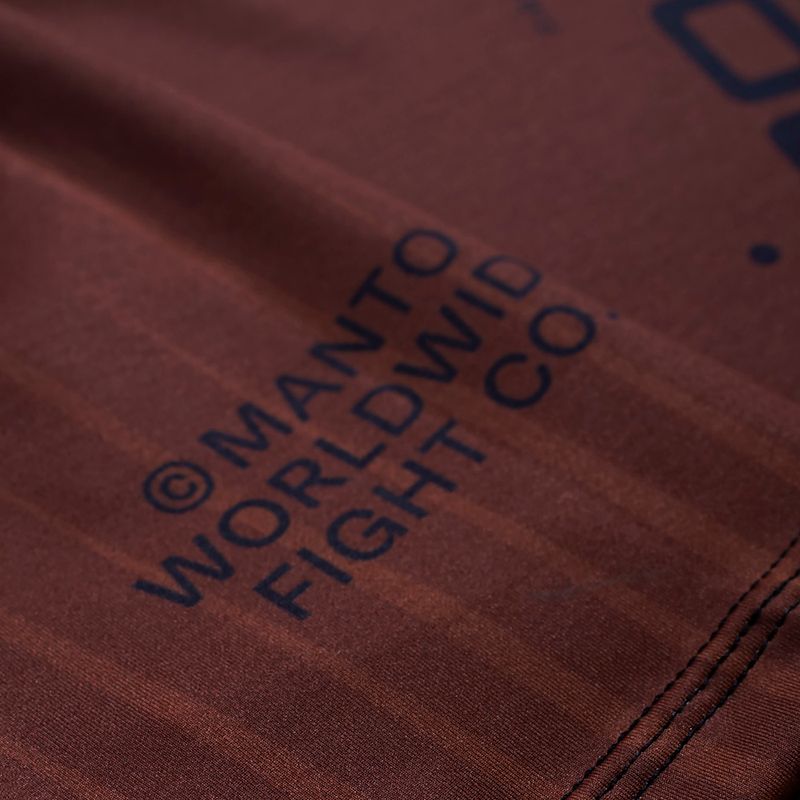 MANTO Herren Rashguard Ranked braun