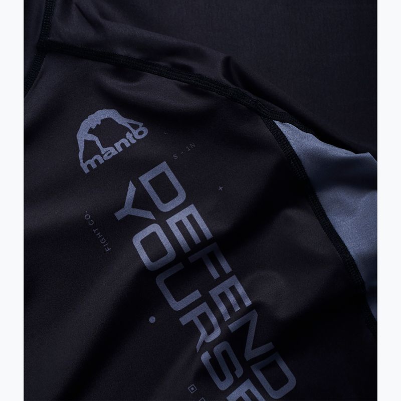 MANTO Men's Rashguard Rangiert schwarz 3