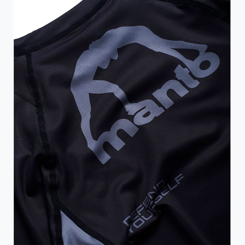 MANTO Men's Rashguard Rangiert schwarz 4