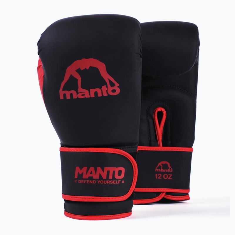 MANTO Essential Boxhandschuhe schwarz/rot