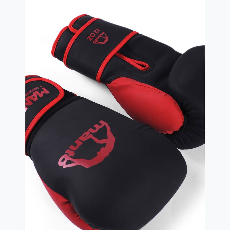 MANTO Essential Boxhandschuhe schwarz/rot 2