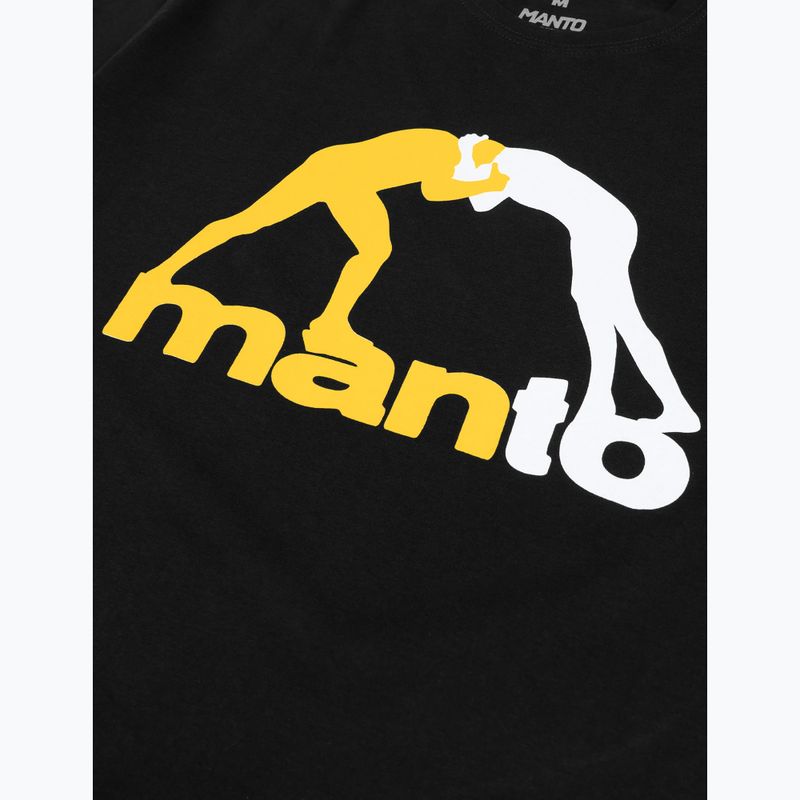 Herren T-Shirt MANTO Logo schwarz 2