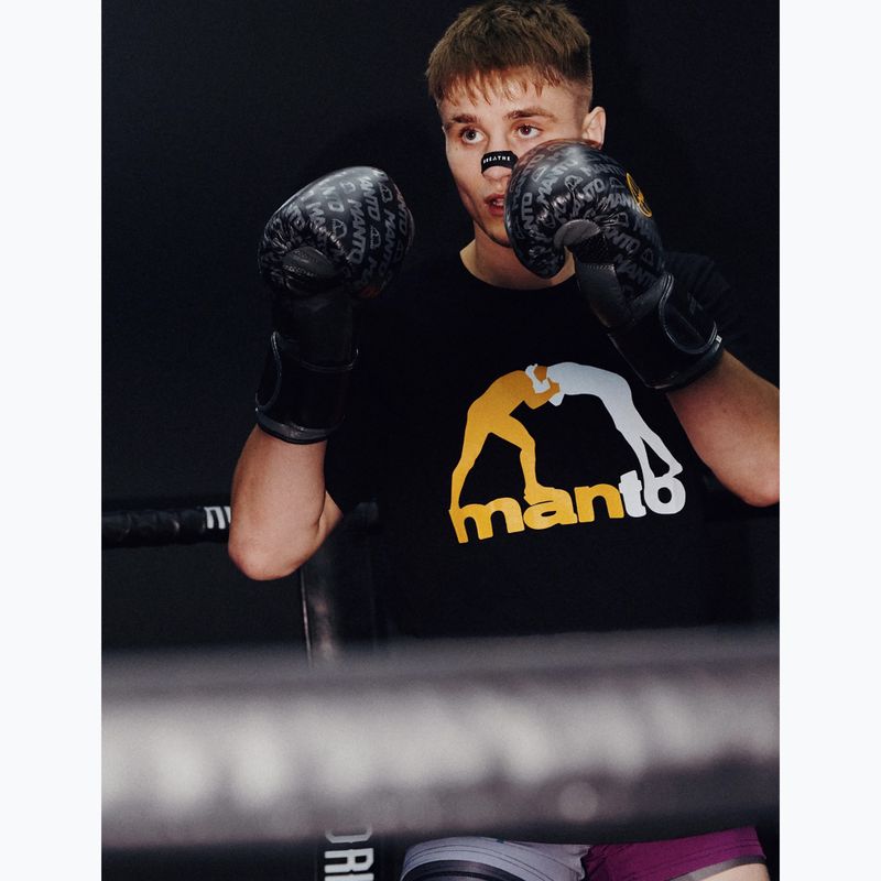 Herren T-Shirt MANTO Logo schwarz 4