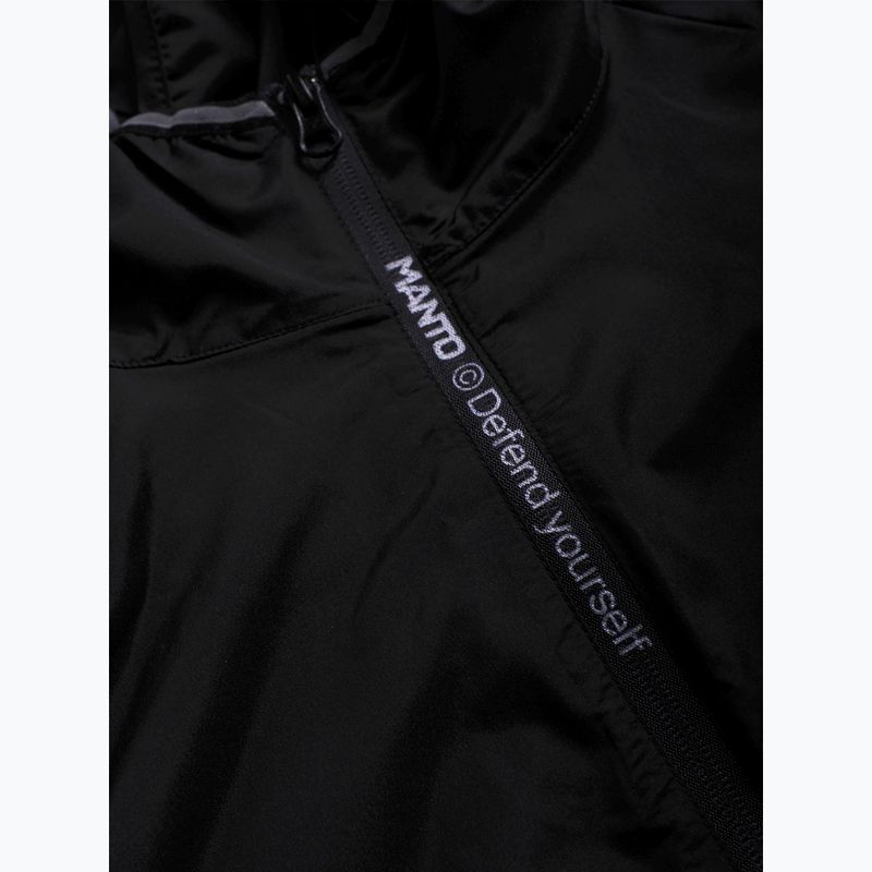MANTO Defend schwarze Windjacke für Männer 4