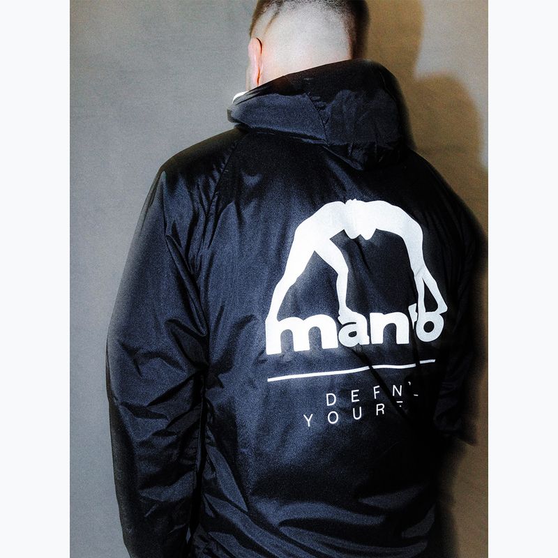 MANTO Defend schwarze Windjacke für Männer 11
