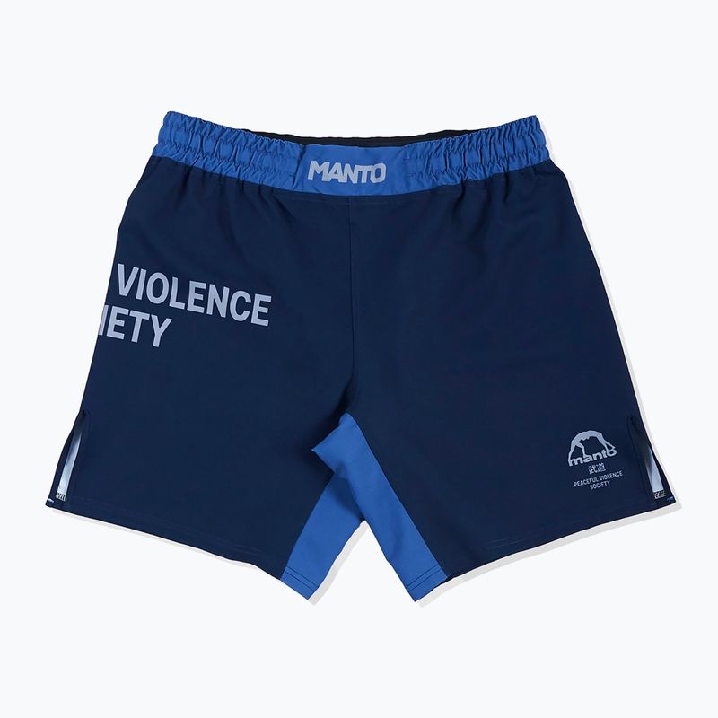 MANTO Society Trainingsshorts navy blau