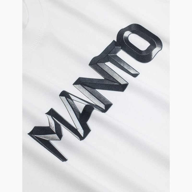 Herren T-Shirt MANTO Logo weiß 3