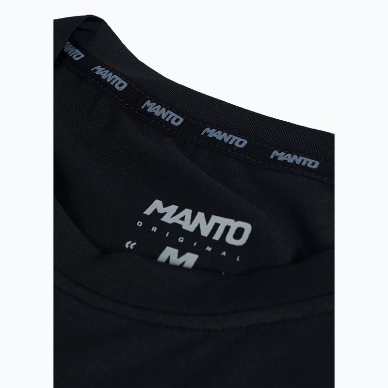 MANTO Pulse Trainings-T-Shirt schwarz 4