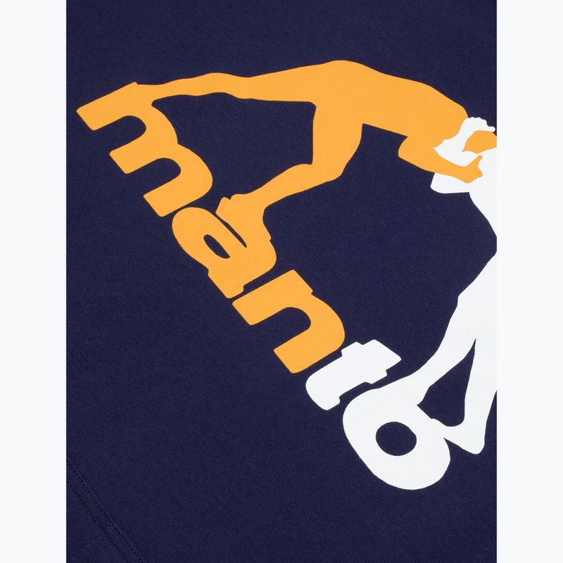 Herrenpullover MANTO Logo Hoody navy 3