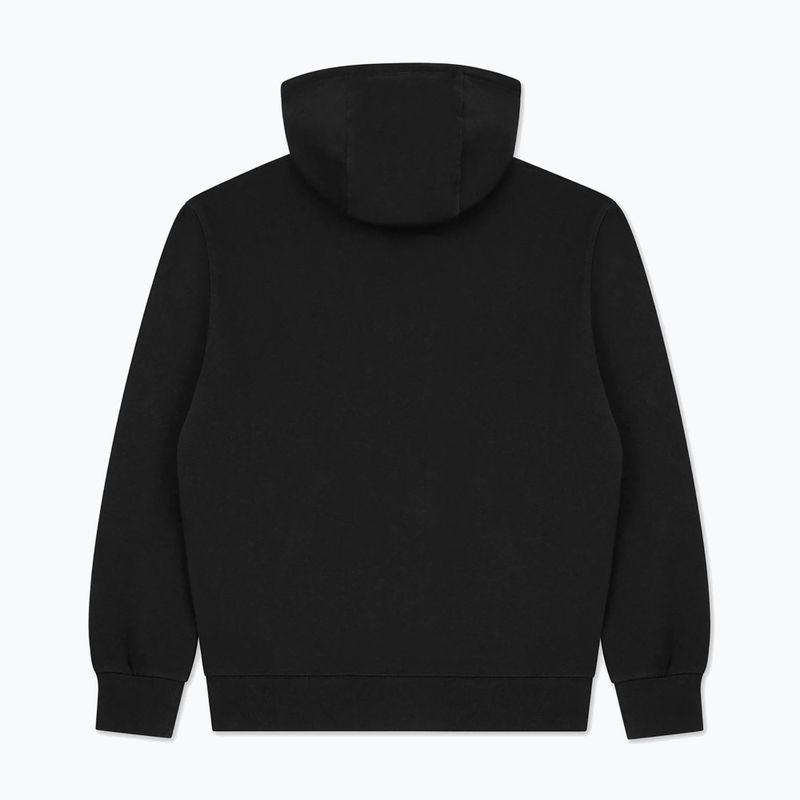 Herrenpullover MANTO Logo Hoody schwarz 2