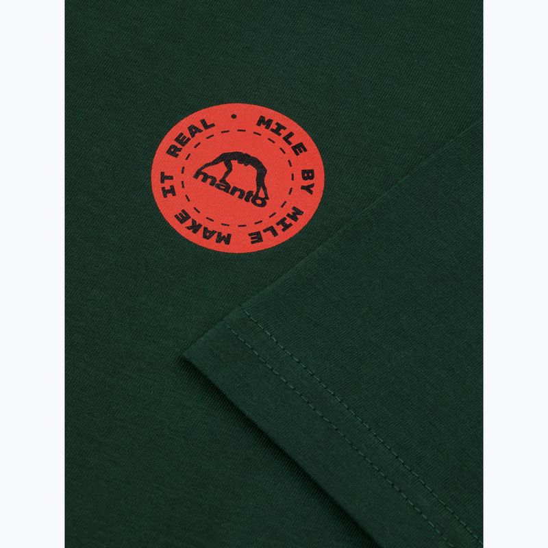 Herren T-Shirt MANTO Stamp 25 Kieferngrün 3
