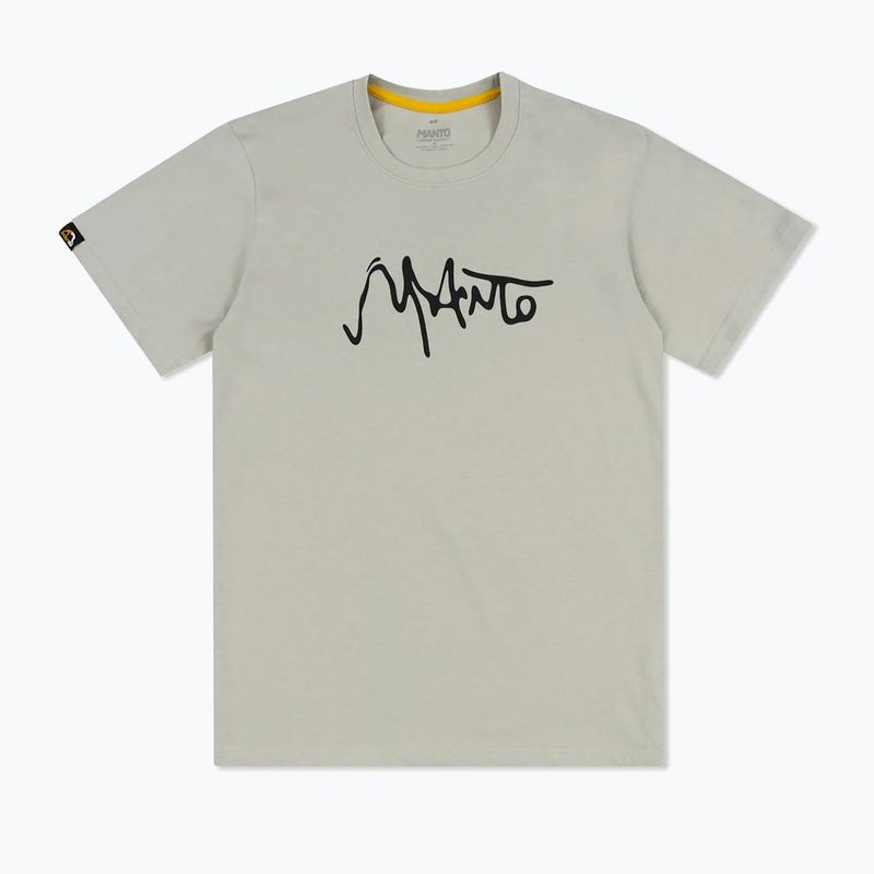 Herren T-Shirt MANTO Ink hellgrau