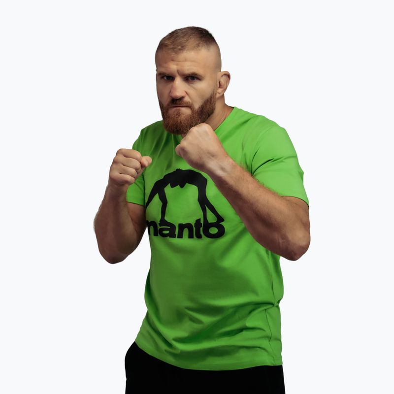 Herren T-Shirt MANTO Vibe 25 neon grün/reflektierend 2