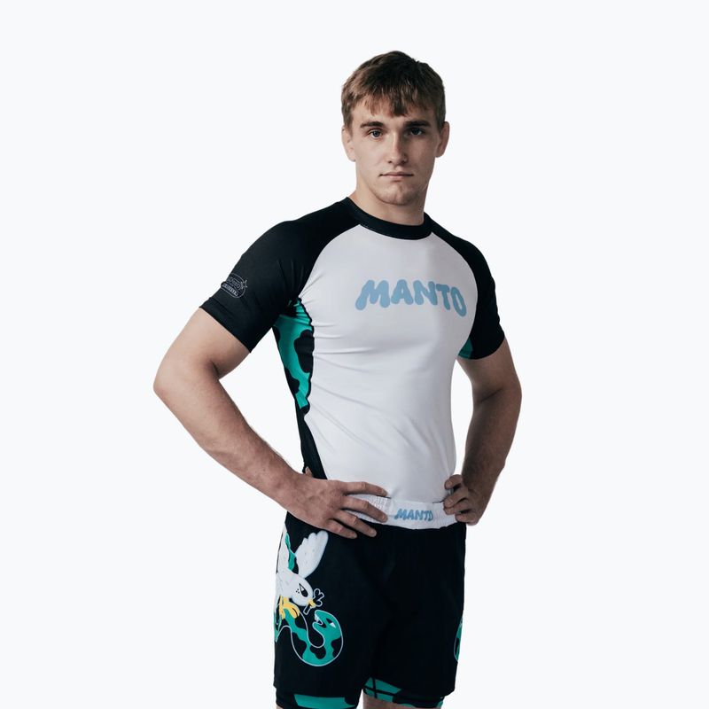 Herren Rashguard MANTO Dove schwarz