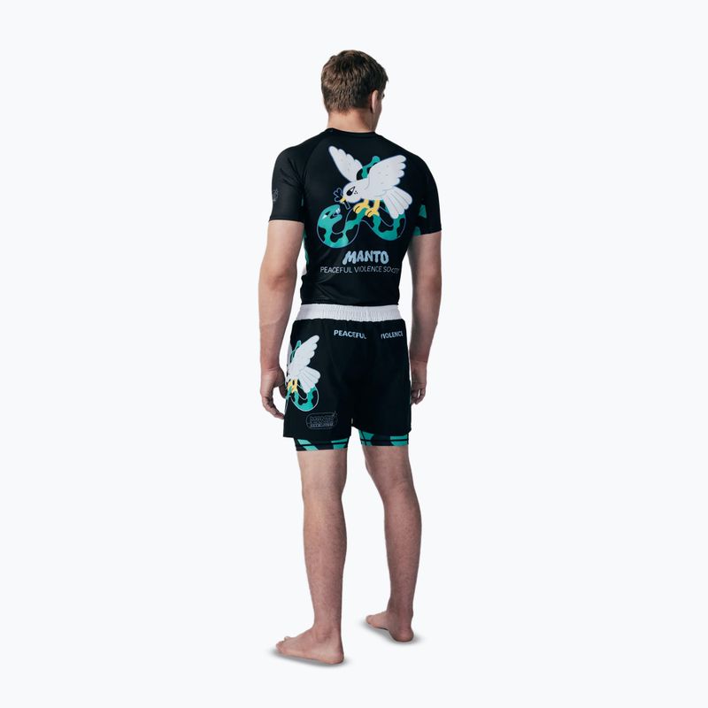 Herren Rashguard MANTO Dove schwarz 2