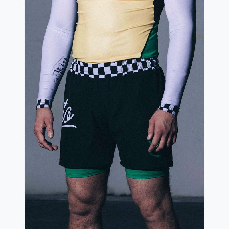 Herren-Trainingsshorts MANTO Cross schwarz 10