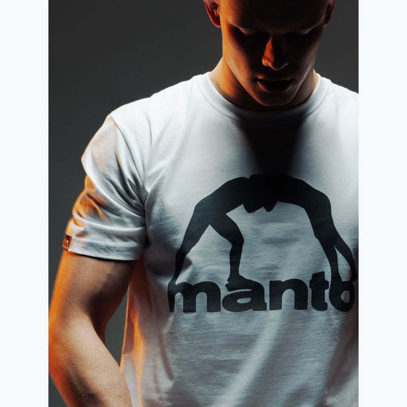 Herren T-Shirt MANTO Vibe 25 weiß/grau 3