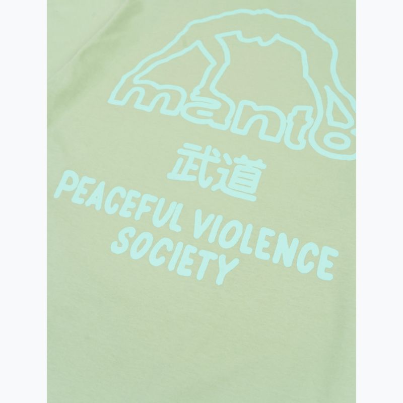 Herren T-Shirt MANTO Society 25 limonkowy 4