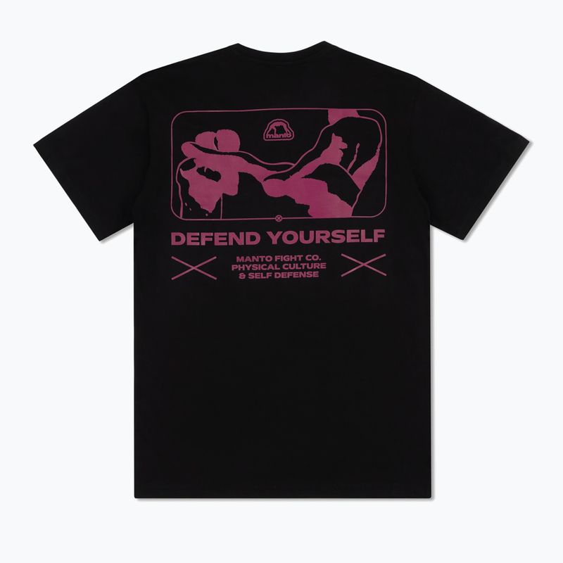 Herren T-Shirt MANTO Kicker schwarz 2