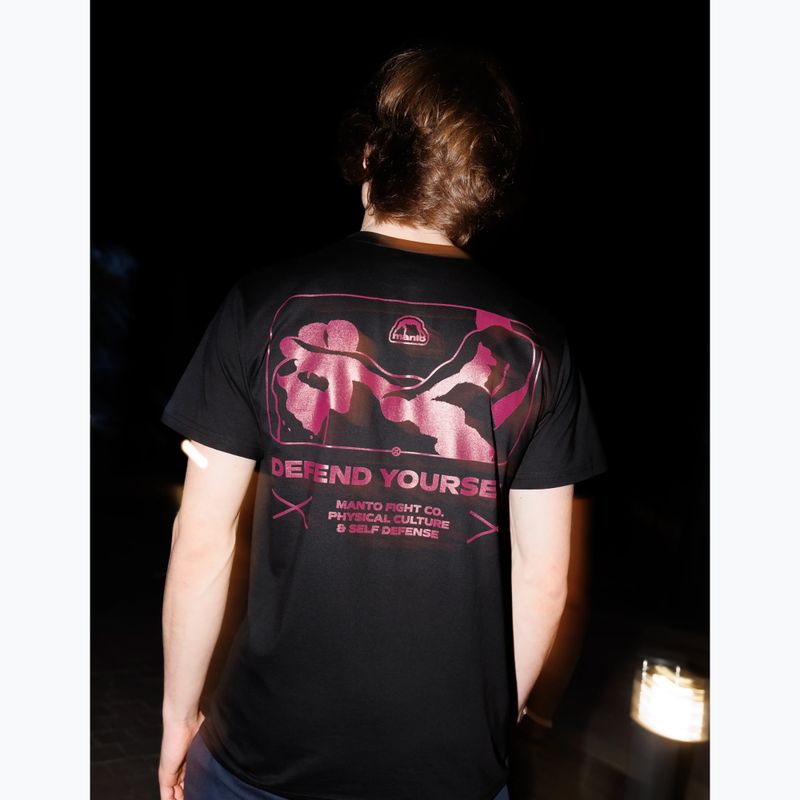 Herren T-Shirt MANTO Kicker schwarz 5