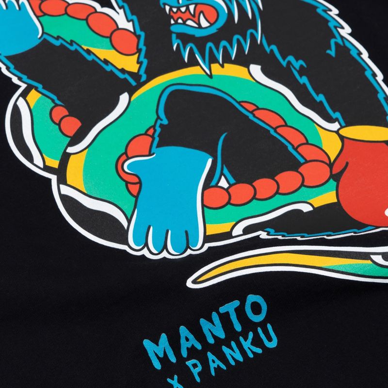 Shirt MANTO X Panku Struggle Schwarz 2
