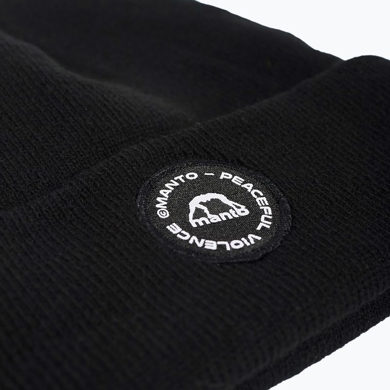 Wintermütze MANTO Circle Schwarz 2