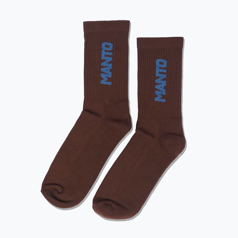 MANTO Logotype 23 Socken 1 Paar braun