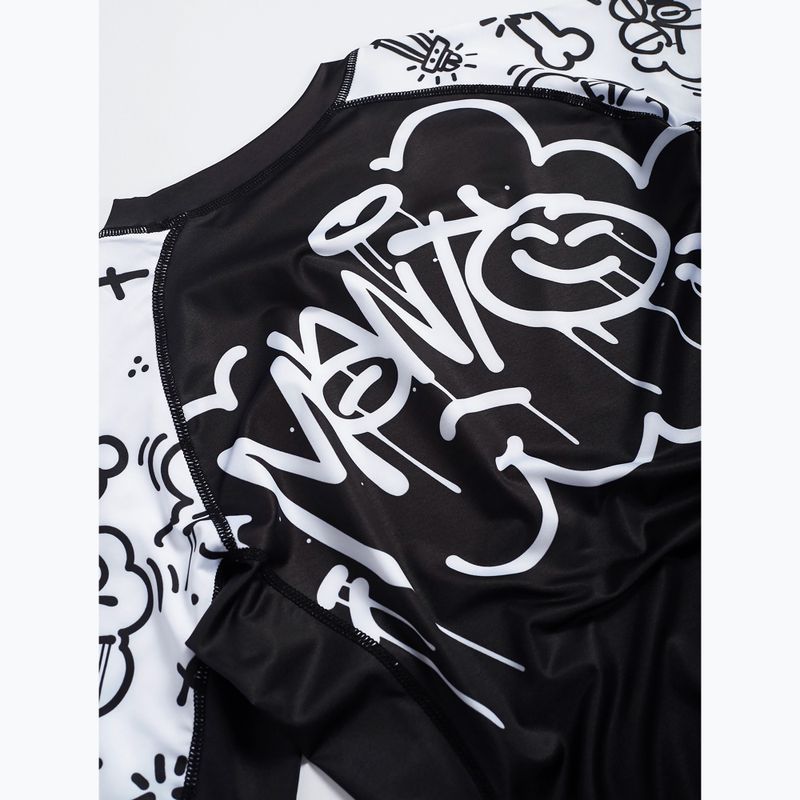 MANTO Debza Herren-Rashguard weiß/schwarz 4