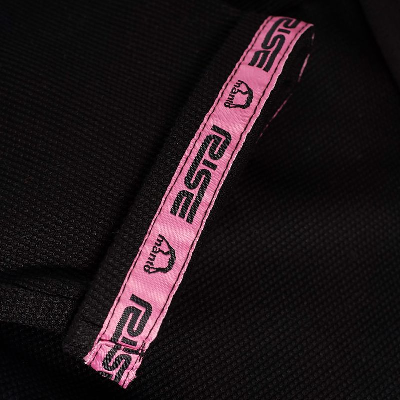 GI für brasilianisches Jiu-Jitsu MANTO Rise 2.0 schwarz/rosa 6