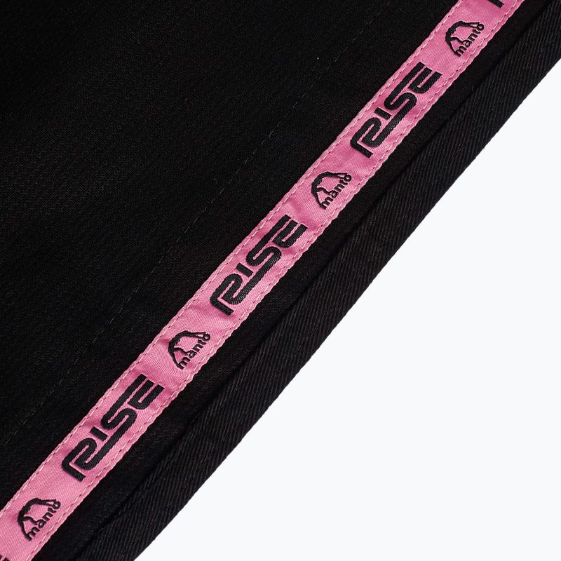 GI für brasilianisches Jiu-Jitsu MANTO Rise 2.0 schwarz/rosa 12