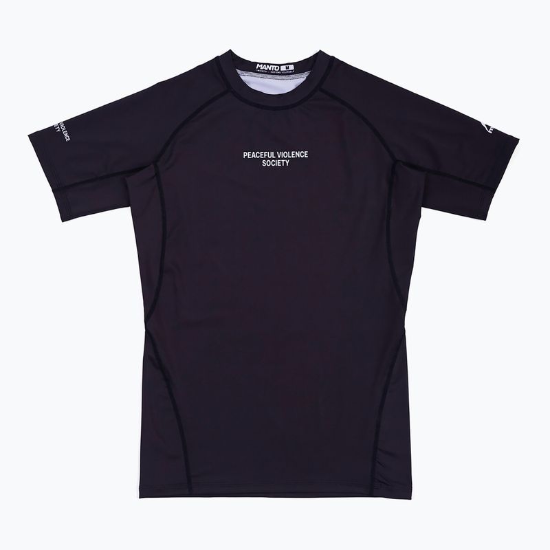 Rashguard MANTO Society Schwarz