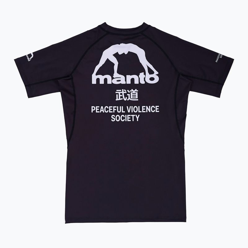 Rashguard MANTO Society Schwarz 2
