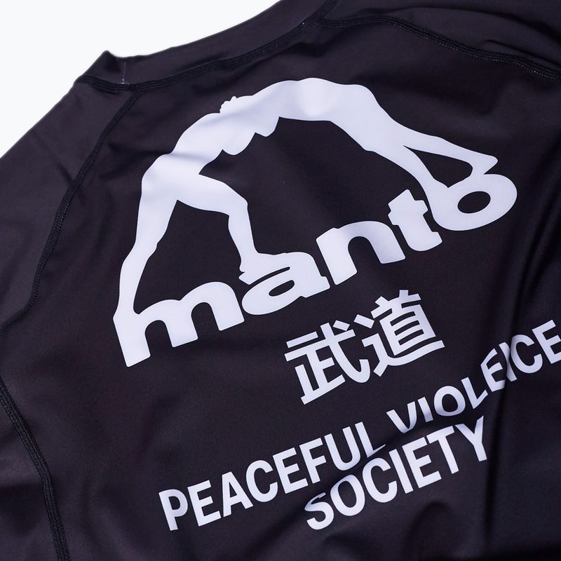 Rashguard MANTO Society Schwarz 4