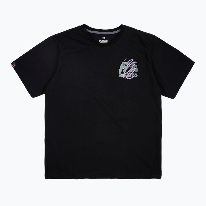 MANTO Frauen Harmony Oversize-T-Shirt schwarz