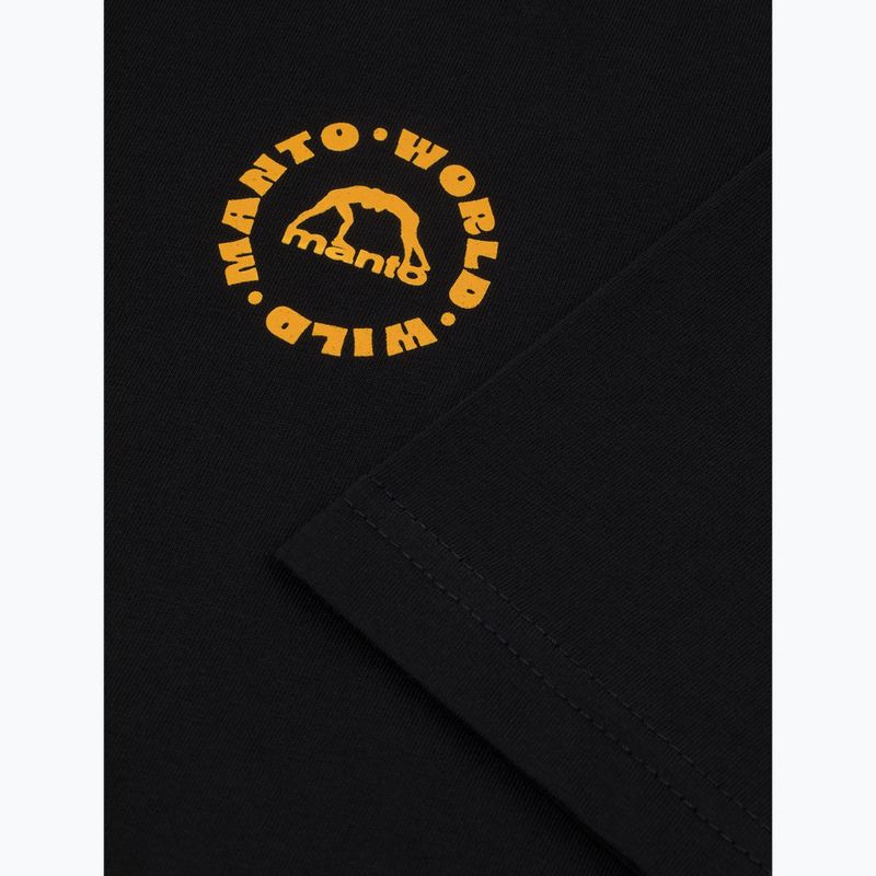 Herren T-Shirt MANTO Worldwild schwarz 3
