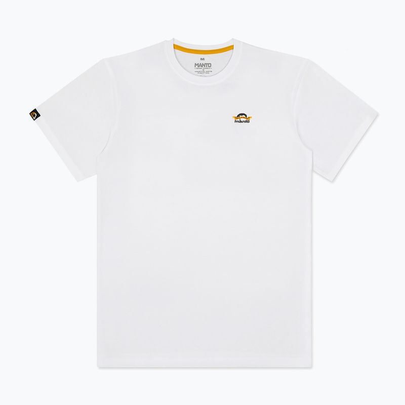 Herren T-Shirt MANTO Ribbon weiß