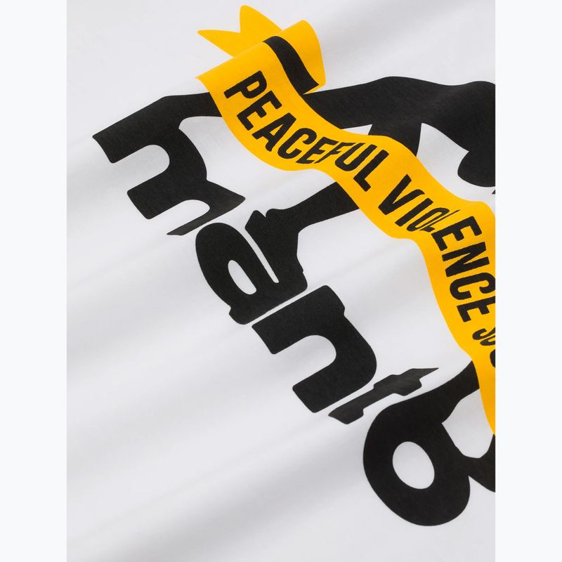 Herren T-Shirt MANTO Ribbon weiß 4